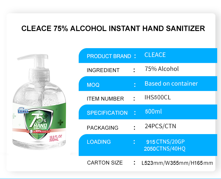 Alcohol Sanitizer Hand Wash Liquid