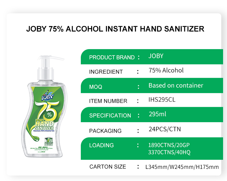 10 OZ (295ML) Ethyl Alcohol Hand Sanitizer