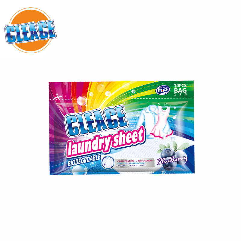 CLEACE Laundry Sheet Blueberry Perfumed