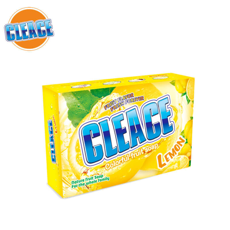 CLEACE Lemon Perfumed Beauty Soap Box-Packed