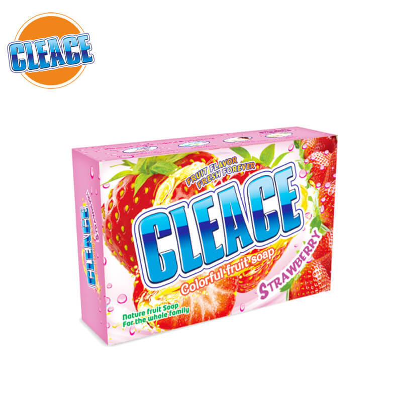 CLEACE Strawberry Perfumed Beauty Soap Box-Packed